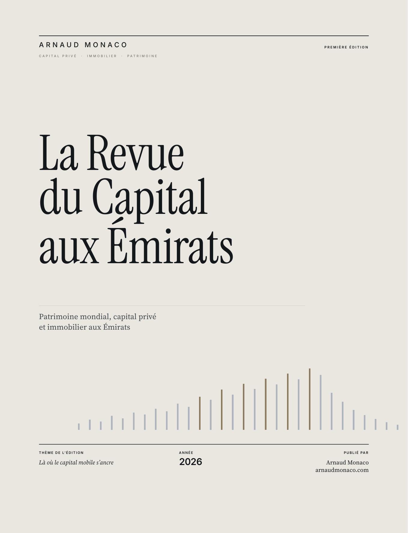 Couverture de La Revue du capital aux Émirats 2026